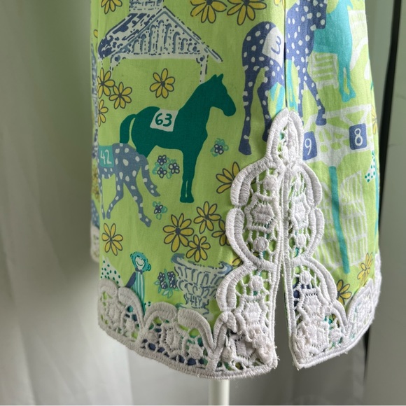 Lilly Pulitzer Tunic, Size 6,
Derby Horse Themed Top - Picture 6 of 11